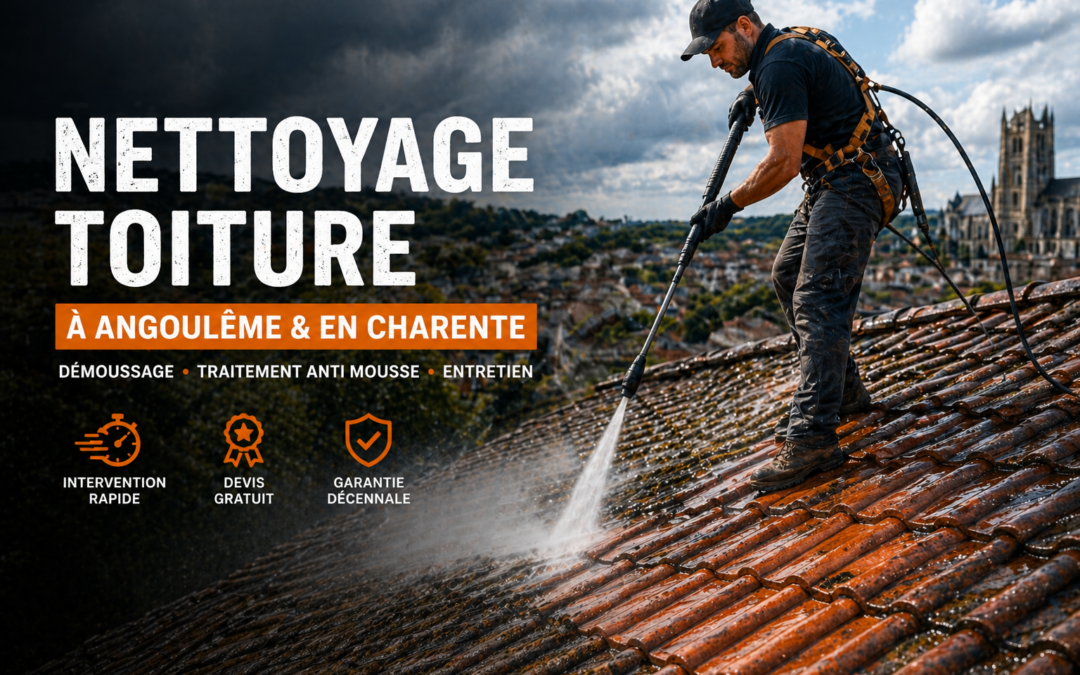 Nettoyage toiture à Angoulême : quand et pourquoi le faire ?