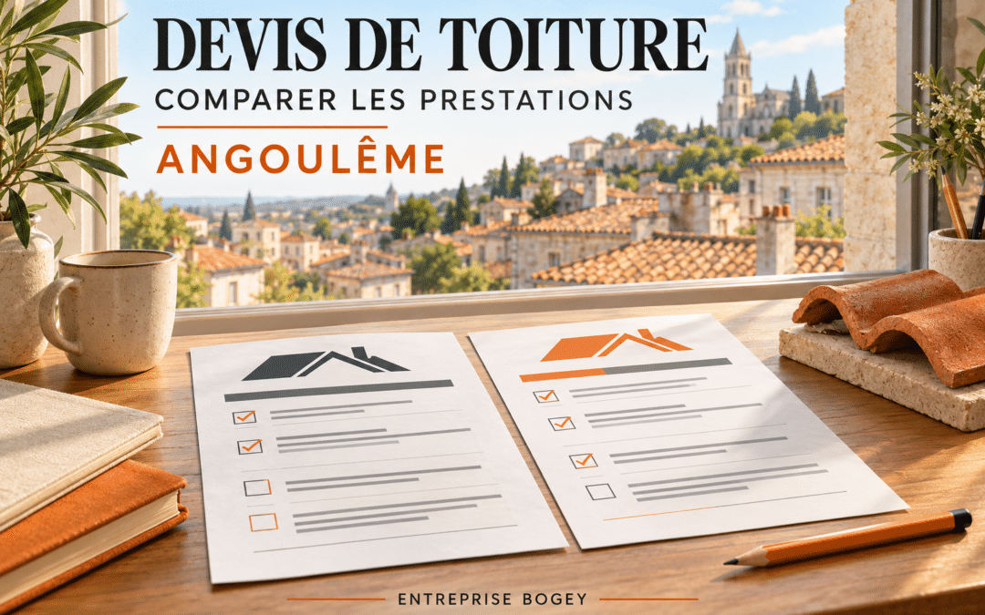 Devis de toiture à Angoulême : comparer ce qui est réellement prévu