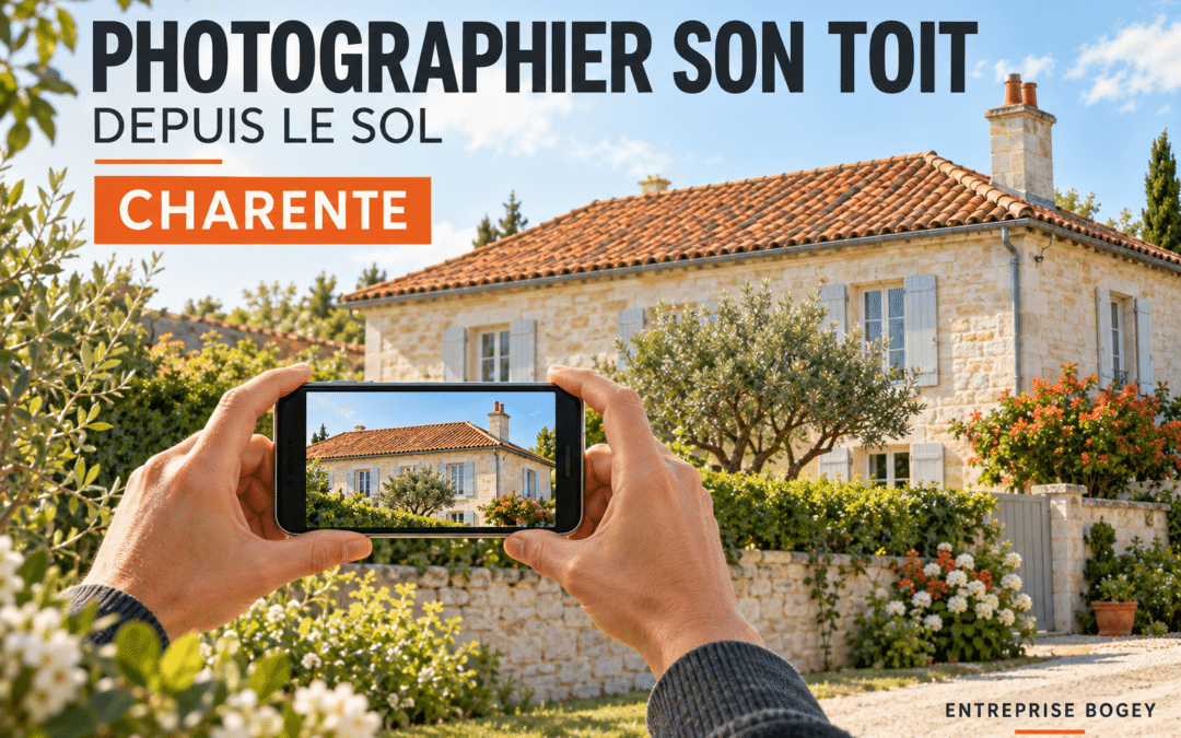 Photographier un problème de toiture sans monter sur le toit