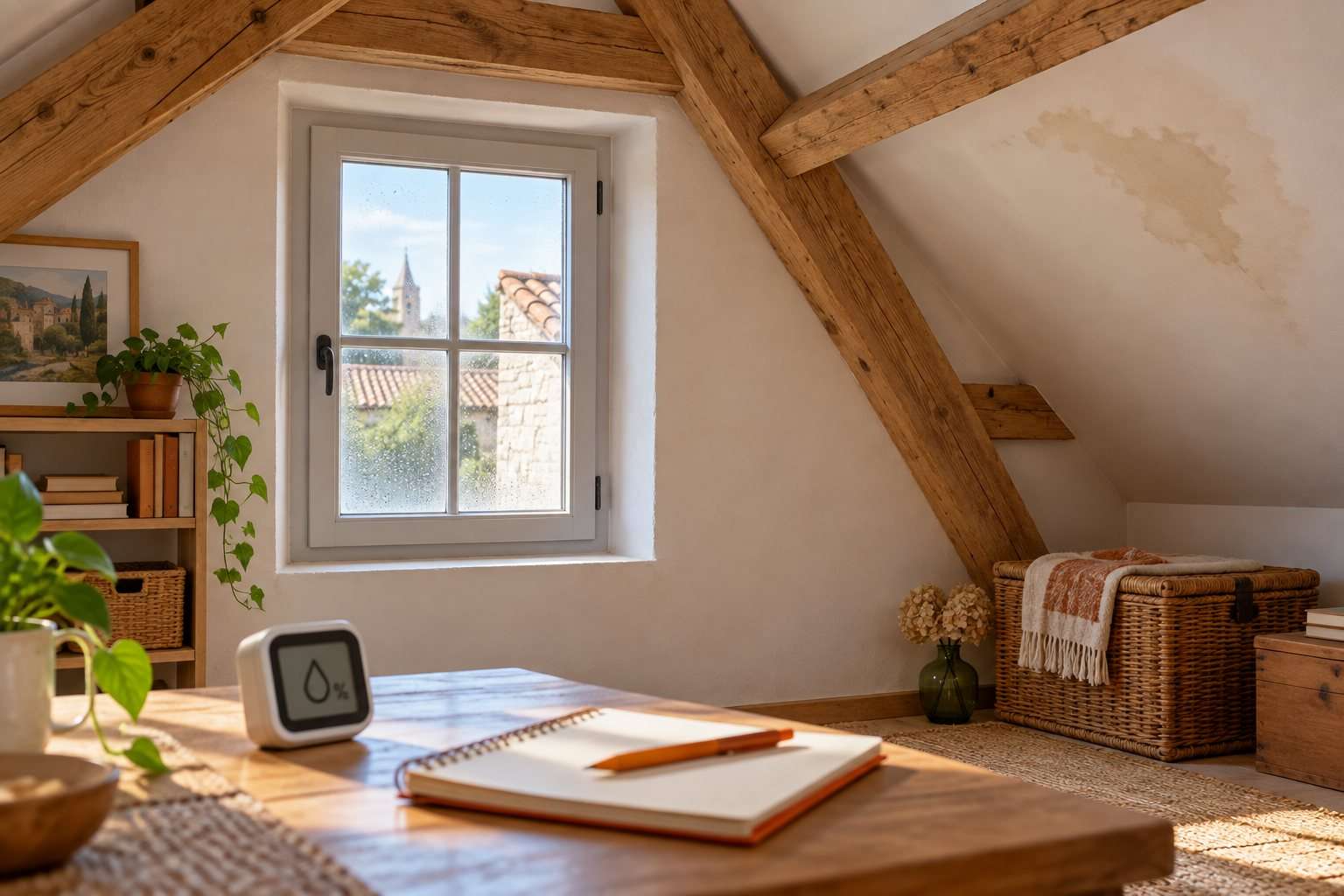 Infiltration ou condensation dans les combles : les indices à comparer
