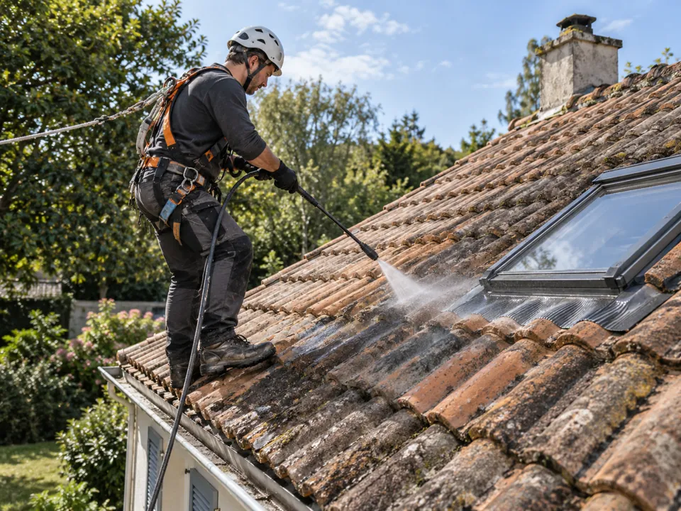 Illustration pour Jarnac : À Jarnac, choisir un nettoyage adapté à la couverture.