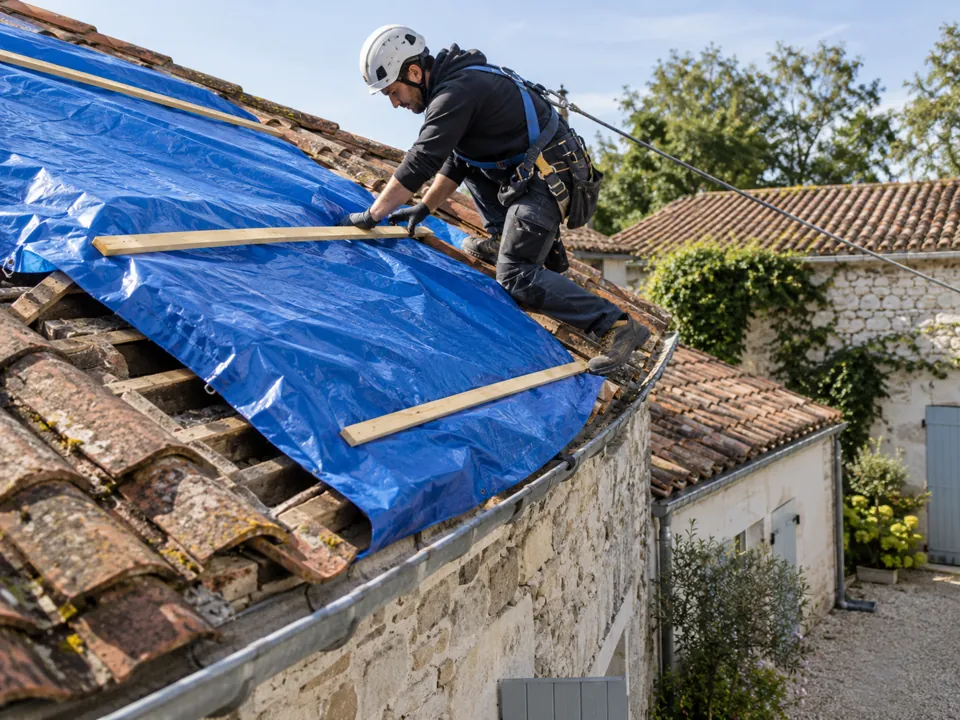 Illustration pour Médis : À Médis, prévoir une protection avant la réparation.